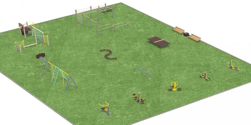 Дизайн проект спортплощадки разновозрастной  в Смоленске