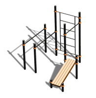 Спортивный комплекс воркаут ВС-98 в Смоленске Спортивный комплекс воркаут ВС-98 в Смоленске