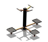 Уличный тренажер "Твистер тройной" УТ337 в Смоленске