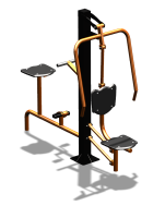 Уличный тренажер "Жим от груди Вело" УТ321 в Смоленске