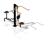 Уличный тренажер "Верхняя тяга Вело" УТ340 в Смоленске