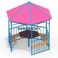 Беседка со столом и лавками МАФ 4121 в Смоленске