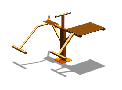 Уличный тренажер "Пресс Гиперэкстензия" УТ327 в Смоленске