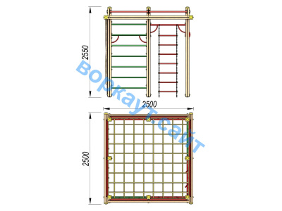Детский спортивный комплекс ДСК 3110 в Смоленске Детский спортивный комплекс ДСК 3110 в Смоленске