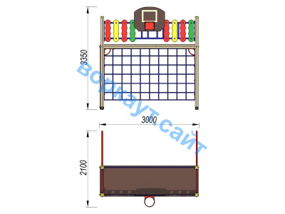 Детский спортивный комплекс ДСК 3101 в Смоленске