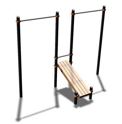 Воркаут турники со скамьей для пресса ВС-27 в Смоленске