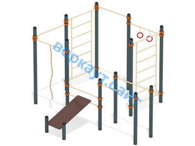 Спортивный комплекс воркаут ВС-47 в Смоленске
