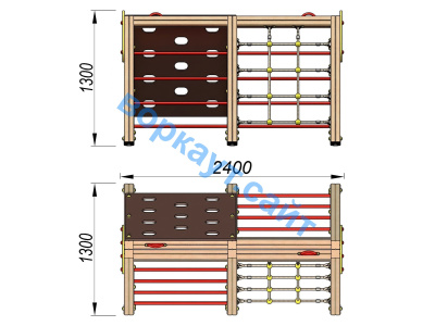 Детский спортивный комплекс ДСК 3203 в Смоленске