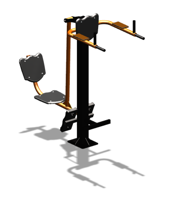 Уличный тренажер "Жим ногами Брусья Пресс" УТ329 в Смоленске