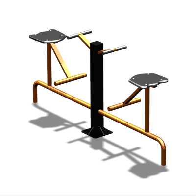 Уличный тренажер  "Твистер сидя двойной"   УТ216 в Смоленске