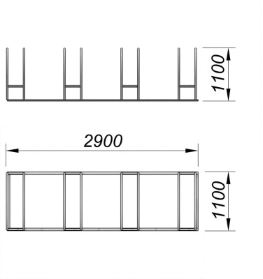 Велопарковка МАФ 6002 в Смоленске