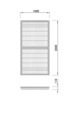 Калитка спортивной площадки МАФ 5105 в Смоленске