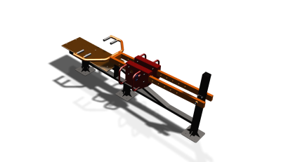 Силовой уличный тренажер  "Жим лежа"  УТ411 в Смоленске