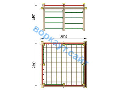 Детский спортивный комплекс ДСК 3109 в Смоленске