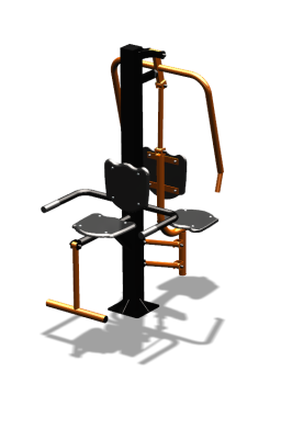 Уличный тренажер "Жим от груди Флекс" УТ324 в Смоленске