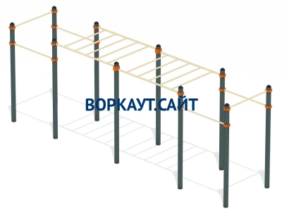 Воркаут рукоход с турниками ВС-23 в Смоленске