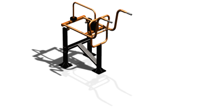 Силовой уличный тренажер  "Приседания"  УТ404 в Смоленске