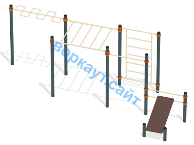 Спортивный комплекс воркаут ВС-45 в Смоленске