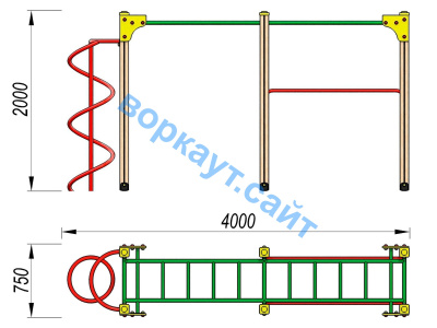 Детский спортивный комплекс ДСК 3104 в Смоленске