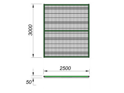 Ограждение спортивной площадки 2500х3000 МАФ 5103 в Смоленске