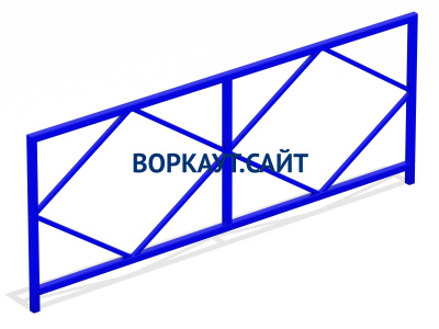 Ограждение площадки МАФ 5001 в Смоленске