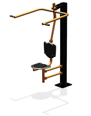 Уличный тренажер "Верхняя тяга одинарный" УТ 114 в Смоленске