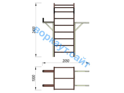 Детский спортивный комплекс 3 в 1 ДСК 3103 в Смоленске
