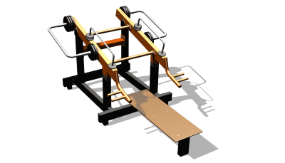 Силовой уличный тренажер  "Жим от груди"  УТ422 в Смоленске