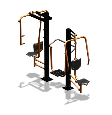 Уличный тренажер "Жим от себя Шагомер Баттерфляй" УТ303 в Смоленске