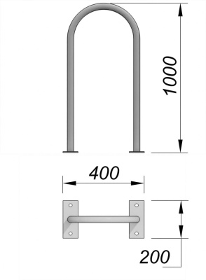 Велопарковка МАФ 6001 в Смоленске