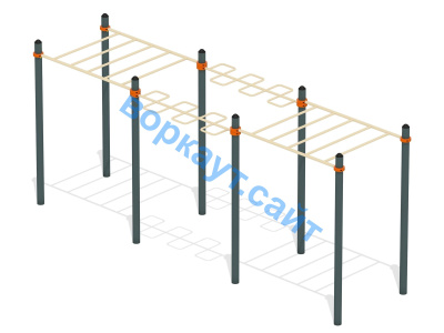 Воркаут комплекс рукоходов ВС-22 в Смоленске