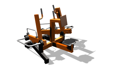 Силовой уличный тренажер  "Рычажная тяга"  УТ419 (тренажер находится на оптимизации у производства  и внешне может отличится от заявленной картинки в Смоленске