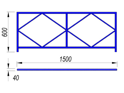 Ограждение площадки МАФ 5001 в Смоленске