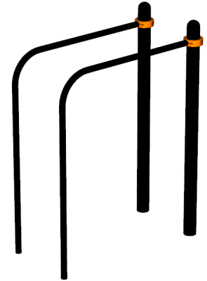 Воркаут брусья приставные ВС-39 в Смоленске