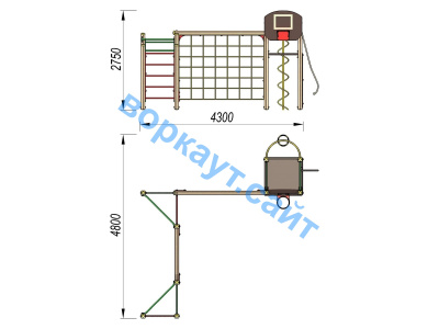 Детский спортивный комплекс ДСК 3112 в Смоленске