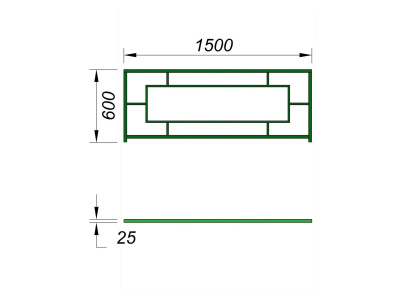 Ограждение площадки МАФ 5000 в Смоленске