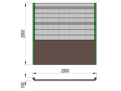 Ограждение хоккейной коробки МАФ 5202 в Смоленске