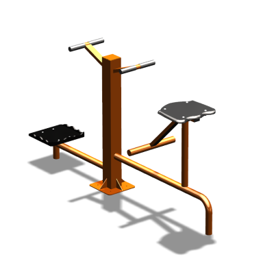 Уличный тренажер "Твистер стоя Твистер сидя" УТ323 в Смоленске