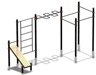 Спортивный комплекс воркаут ВС-74 в Смоленске