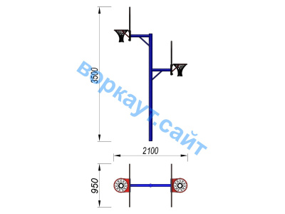 Баскетбольный щит двойной СИО 3511 в Смоленске