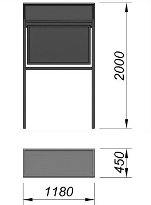 Информационный стенд МАФ 6006 в Смоленске