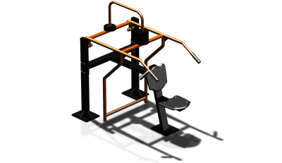 Силовой уличный тренажер  "Жим вверх сидя"  УТ403 в Смоленске